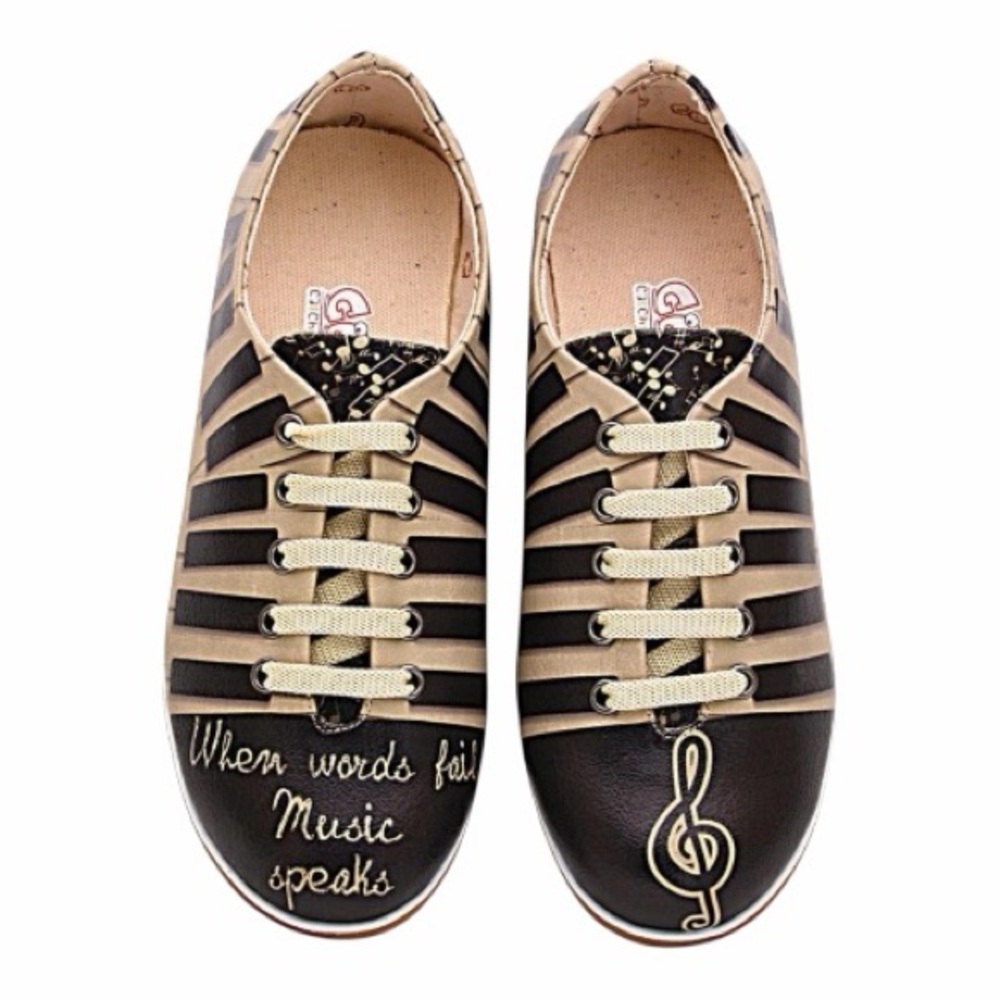 GOBY Piano Ballerinas Shoes. Size EU 38/US 7.5.